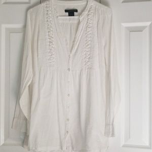 Calvin Klein White Button Down Shirt